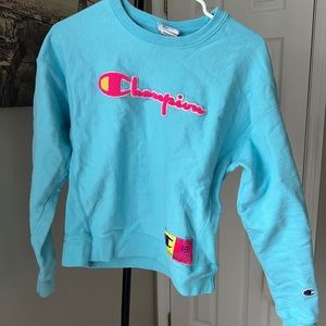 Champion Girls Reverse Weave Crew Neck